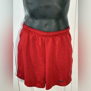 Red Nike Dri-Fit Shorts